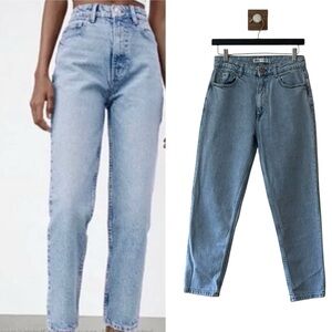 Zara‎ High Waisted Vintage Style Mom Jeans